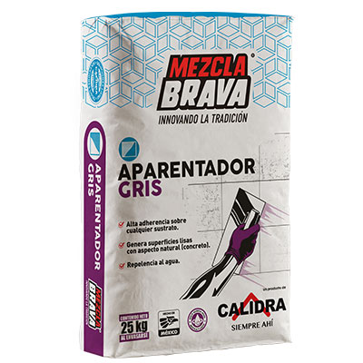 Aparentador concreto gris