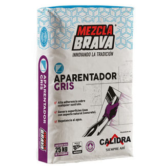 Aparentador concreto gris